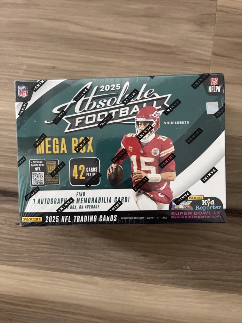 Panini 2025 Absolute Football Box - Teal and Black Design